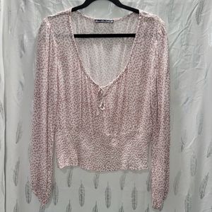 Abercrombie & Fitch floral blouse